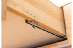 Credenzina 2 ante moderna in legno massello naturale