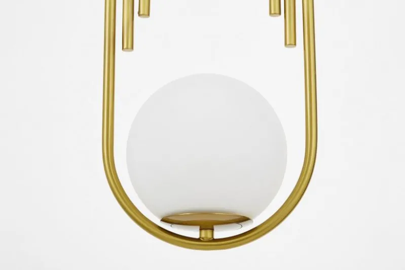 Lampada art deco a sfera ottone ZANETTI D15