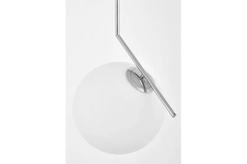 Lampada a sfera a sospensione cromata SORENTO D30