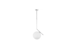 Lampada a sfera a sospensione cromata SORENTO D30