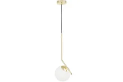 Lampada a sfera design sospensione oro SORENTO D15