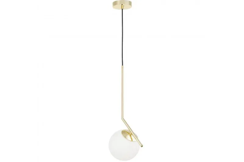 Lampada a sfera design sospensione oro SORENTO D15