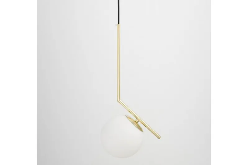 Lampada a sfera design sospensione oro SORENTO D15