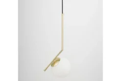 Lampada a sfera design sospensione oro SORENTO D15