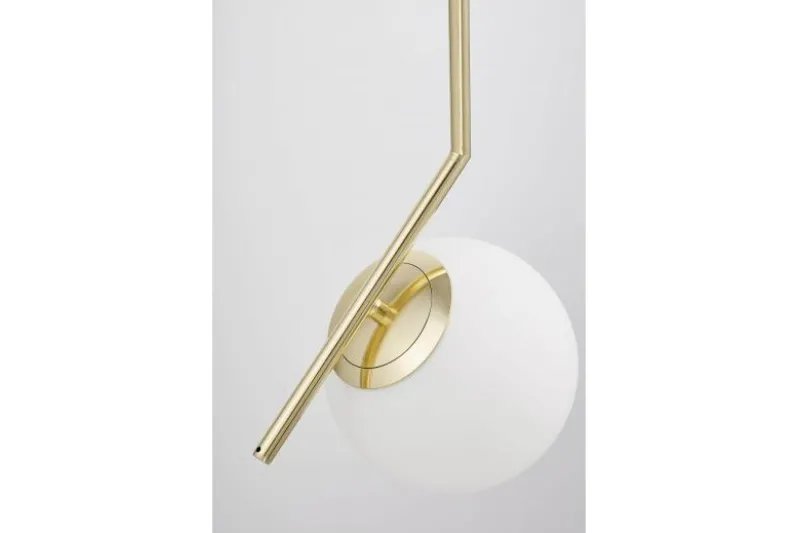 Lampada a sfera design sospensione oro SORENTO D15