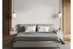 Lampada a sfera nera pendente FINO W1