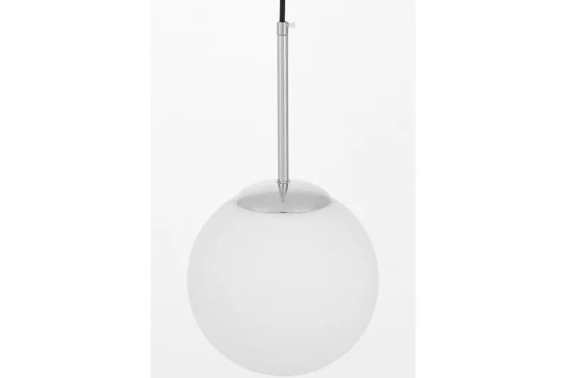 Lampada a sospensione a sfera cromata FREDICA D20