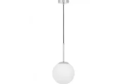 Lampada a sospensione a sfera cromata FREDICA D20