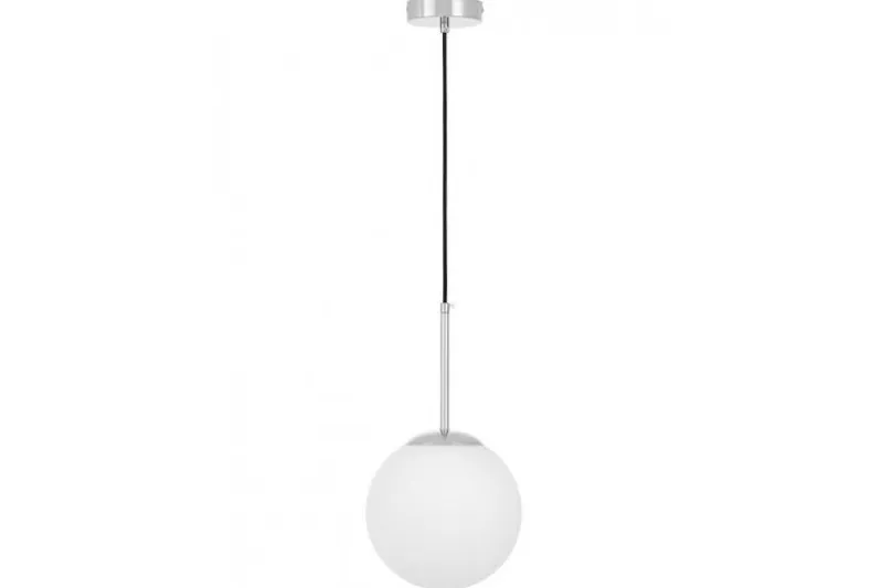 Lampada a sospensione a sfera cromata FREDICA D20