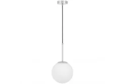 Lampada a sospensione a sfera cromata FREDICA D20