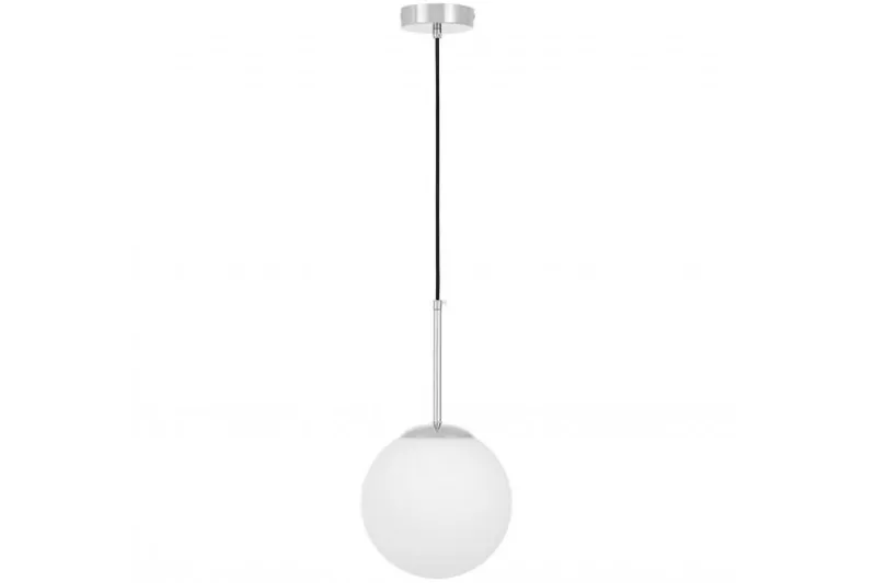 Lampada a sospensione a sfera cromata FREDICA D20