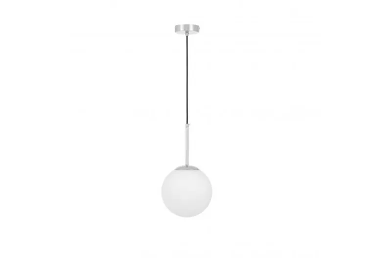 Lampada a sospensione a sfera cromata FREDICA D20