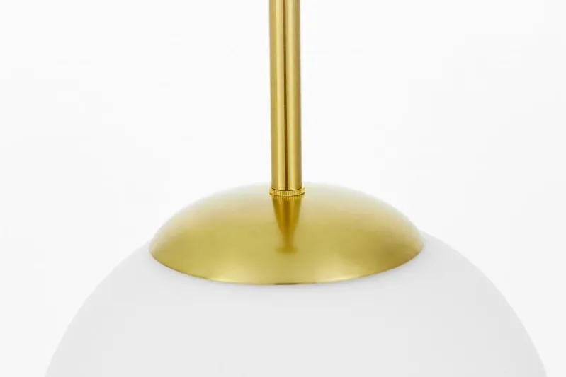Lampada a sospensione a sfera ottone FREDICA D30
