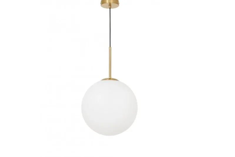 Lampada a sospensione a sfera ottone FREDICA D30