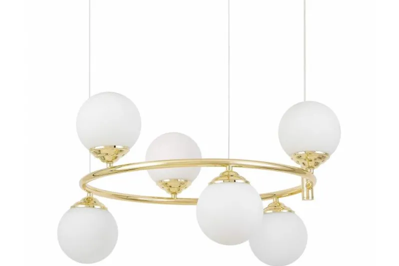 LAMPADA A SOSPENSIONE CLASSICA ORO FINO RING W6
