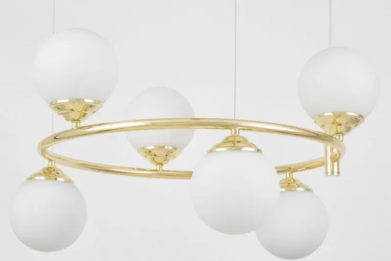 LAMPADA A SOSPENSIONE CLASSICA ORO FINO RING W6