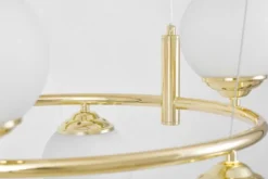 LAMPADA A SOSPENSIONE CLASSICA ORO FINO RING W6