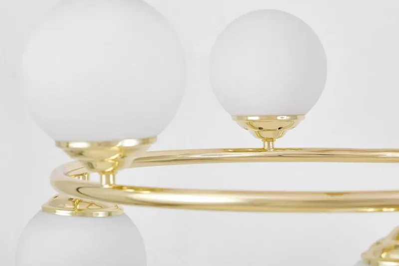 LAMPADA A SOSPENSIONE CLASSICA ORO FINO RING W6