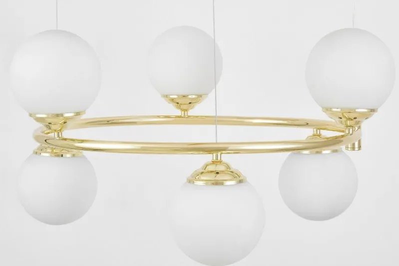 LAMPADA A SOSPENSIONE CLASSICA ORO FINO RING W6