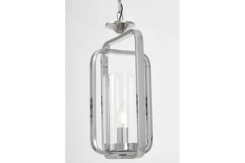 LAMPADA A SOSPENSIONE CROMATA BENTON W1