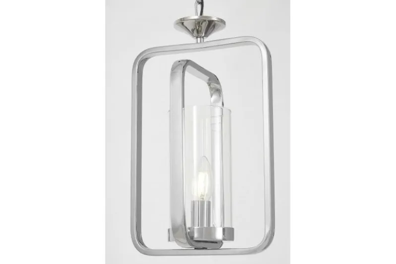 LAMPADA A SOSPENSIONE CROMATA BENTON W1