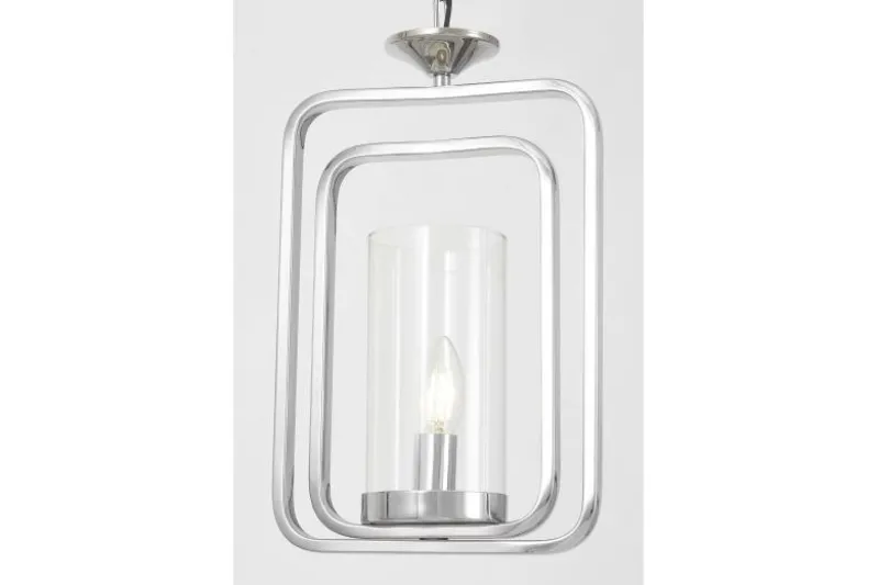 LAMPADA A SOSPENSIONE CROMATA BENTON W1
