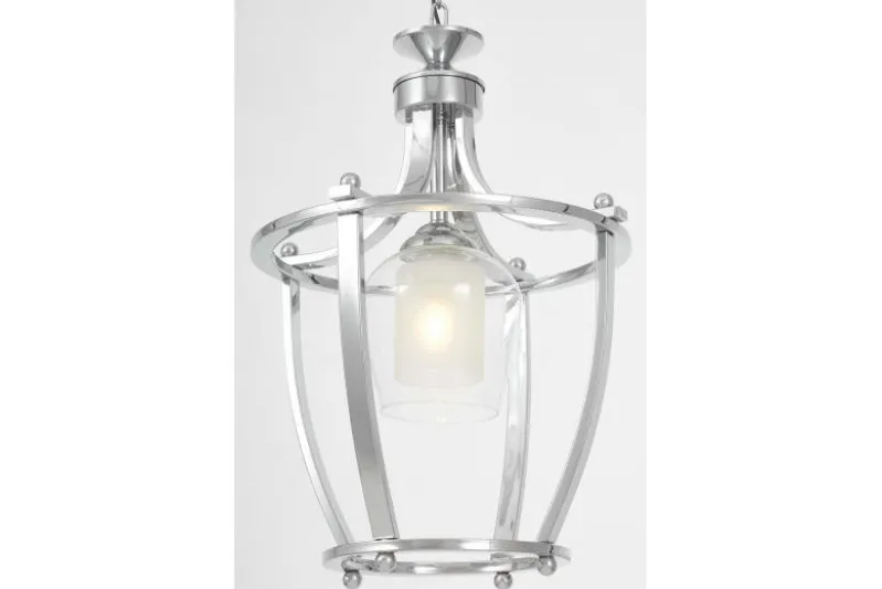 LAMPADA A SOSPENSIONE CROMO BROOKLYN L1 design elegante