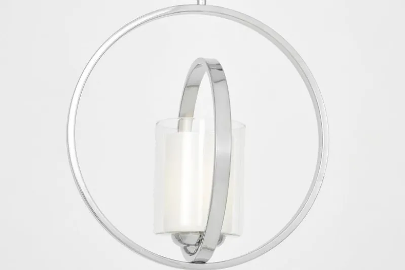 LAMPADA A SOSPENSIONE CROMO DARTON W1