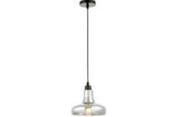 Lampada a sospensione design moderno vetro fumè AVONI
