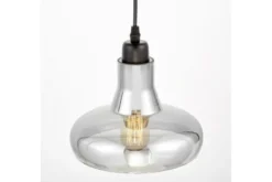 Lampada a sospensione design moderno vetro fumè AVONI