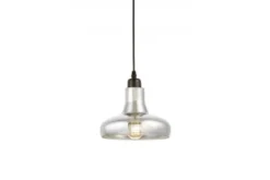 Lampada a sospensione design moderno vetro fumè AVONI