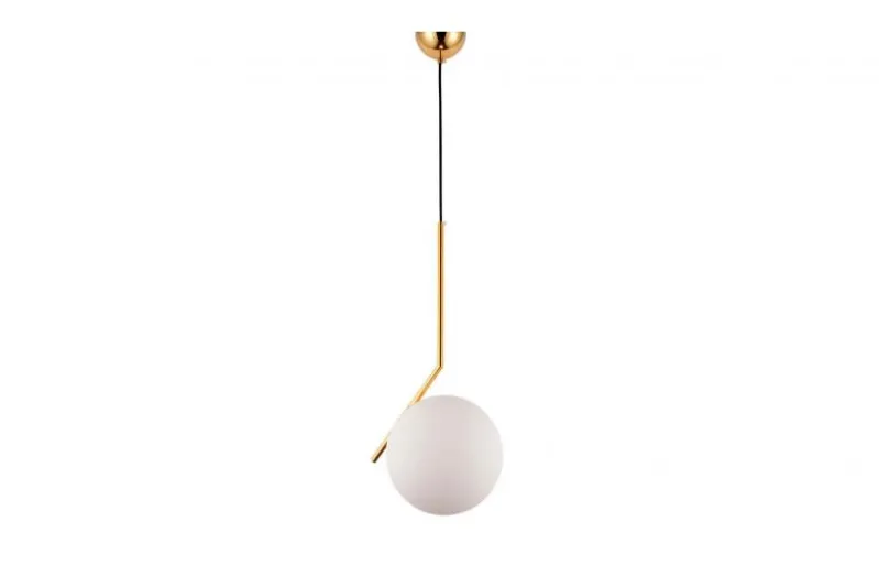 Lampada a sospensione di design a sfera oro caldo SORENTO D20