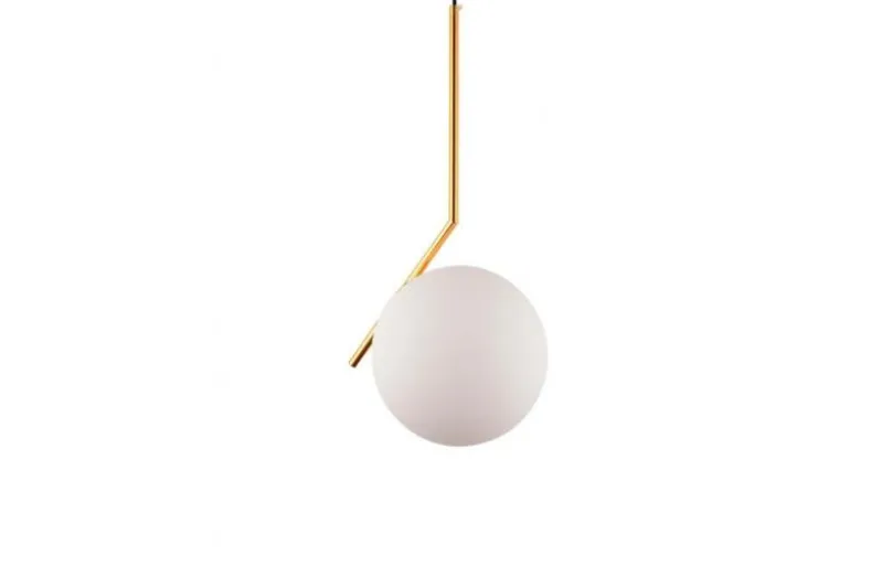 Lampada a sospensione di design a sfera oro caldo SORENTO D20