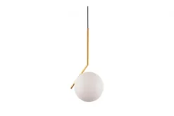 Lampada a sospensione di design a sfera oro caldo SORENTO D20
