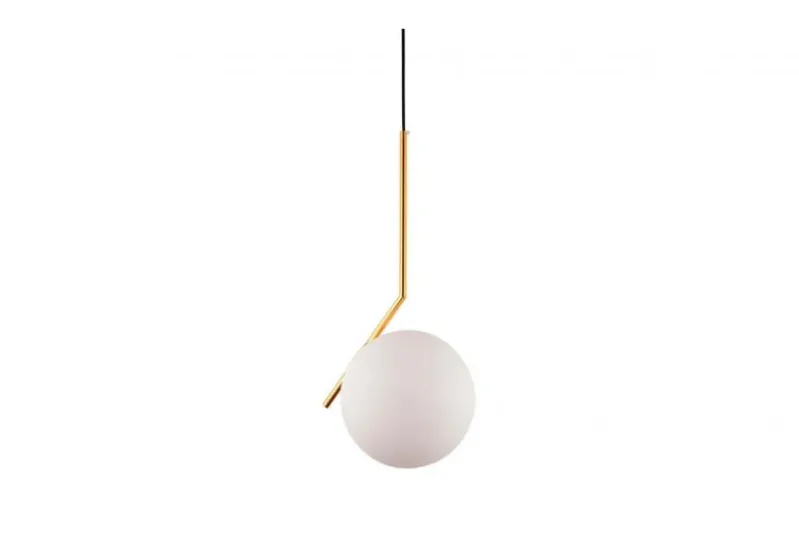 Lampada a sospensione di design a sfera oro caldo SORENTO D20