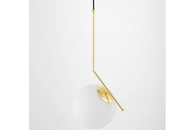 Lampada a sospensione di design a sfera oro SORENTO D30