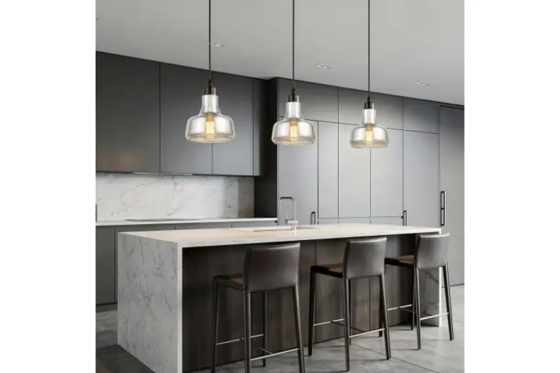 Lampada a sospensione di design industriale BORMIO