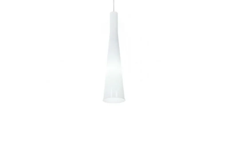 Lampada a sospensione di design in vetro bianco MORRATE W1