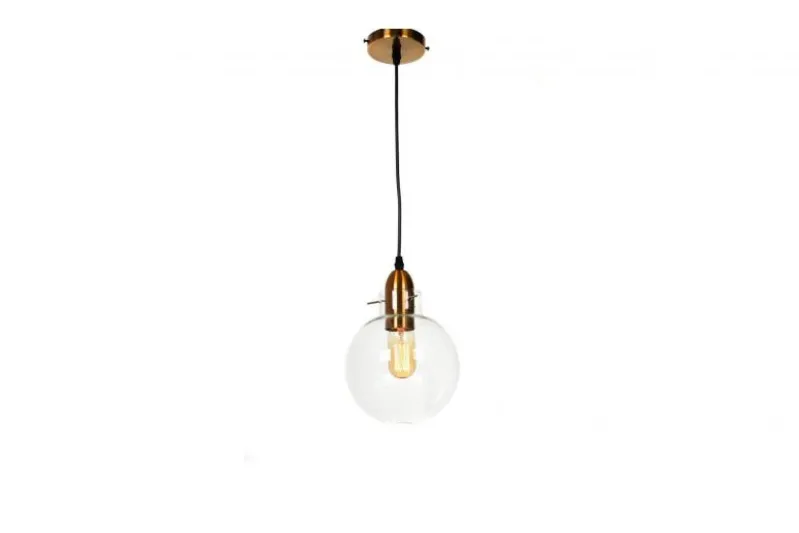 Lampada a sospensione di design moderno a sfera in vetro CALVI