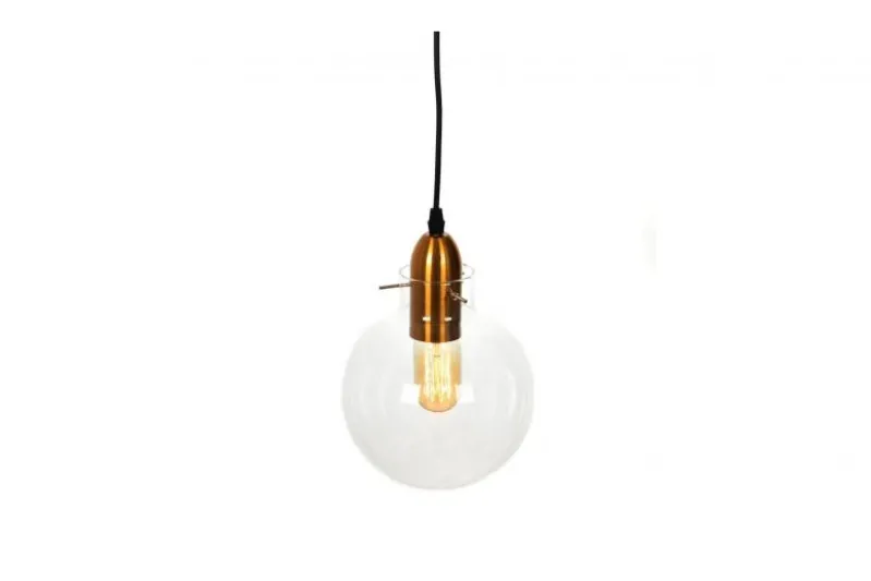 Lampada a sospensione di design moderno a sfera in vetro CALVI
