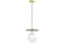 Lampada a sospensione di design moderno DALTONA W1 Nero Ottone