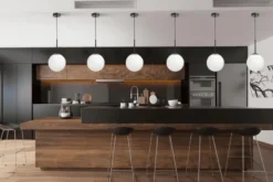 Lampada a sospensione di design moderno FREDICA D20 Nero