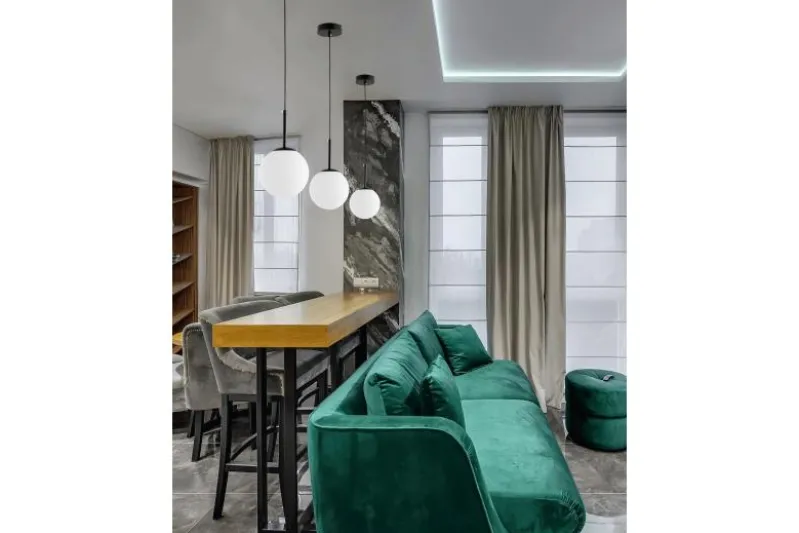 Lampada a sospensione di design moderno FREDICA W1 Nero