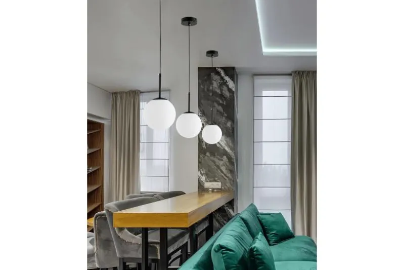 Lampada a sospensione di design moderno FREDICA W1 Nero