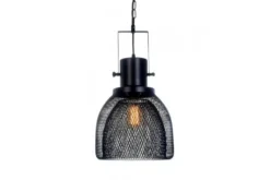Lampada a sospensione in stile industriale vintage gabbia FRATTON Nero
