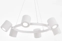 LAMPADA A SOSPENSIONE MODERNA BIANCA BOLT W6