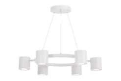 LAMPADA A SOSPENSIONE MODERNA BIANCA BOLT W6