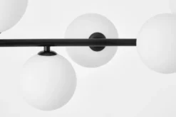 LAMPADA A SOSPENSIONE MODERNA BIANCO E NERO AMADEO W7