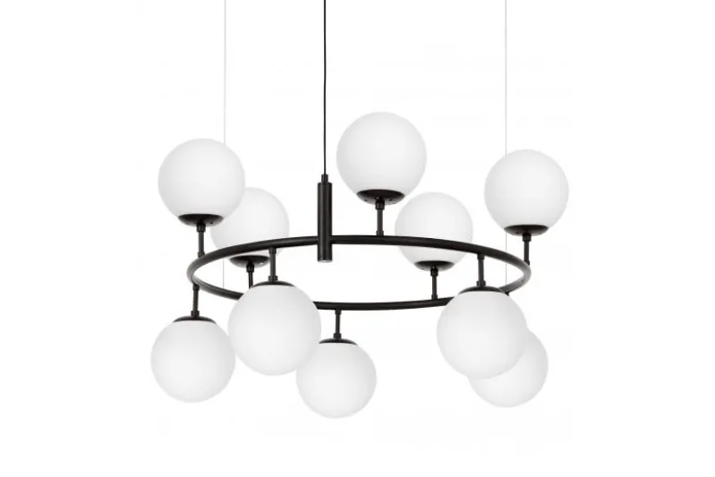 LAMPADA A SOSPENSIONE MODERNA BIANCO E NERO CEREDO NEO W10