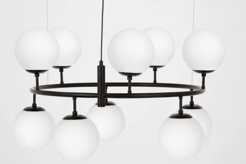 LAMPADA A SOSPENSIONE MODERNA BIANCO E NERO CEREDO NEO W10